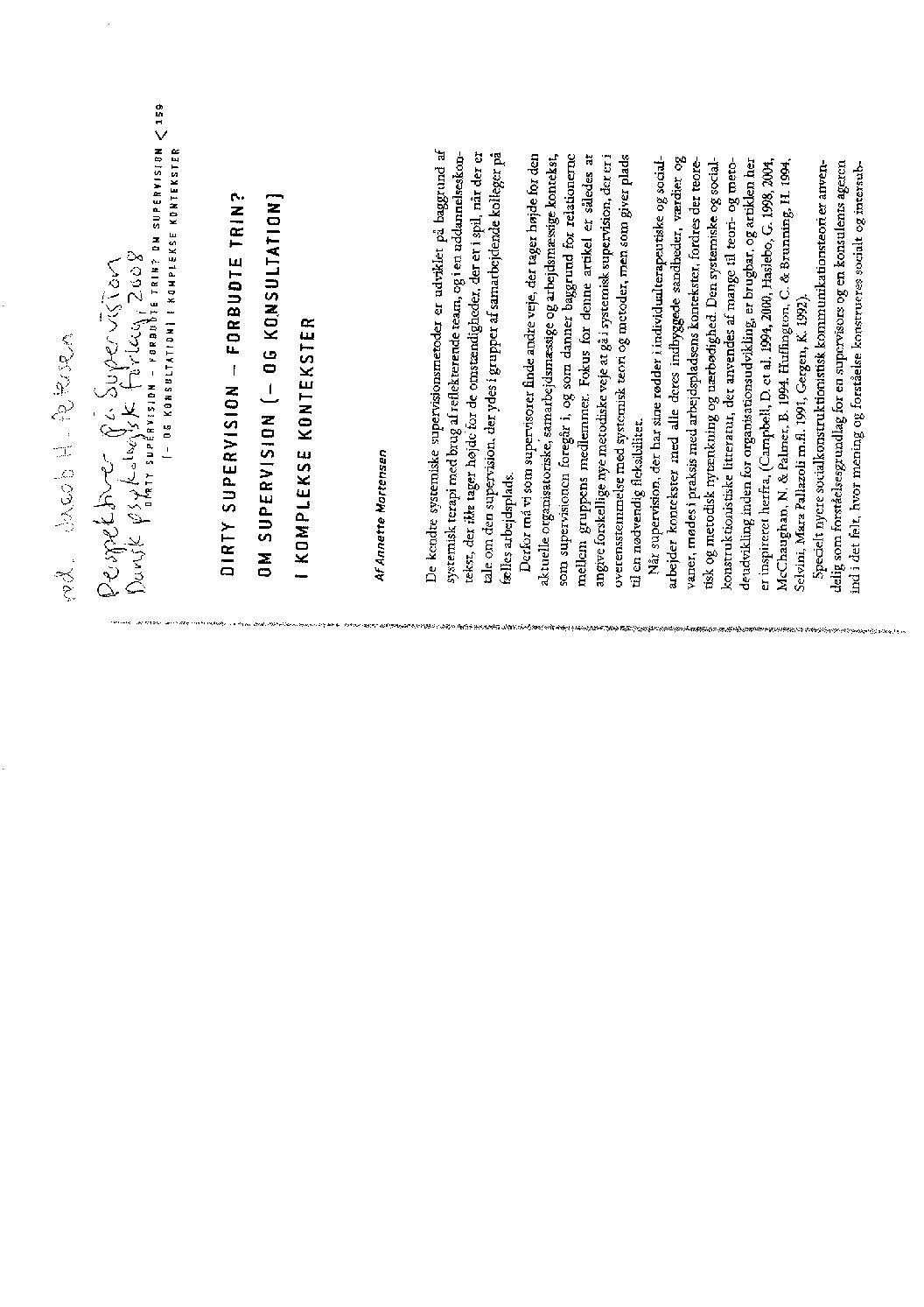 Dirty supervision Annette Mortensen
