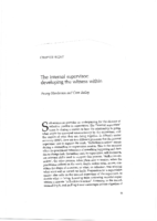 The Internal Supervisor Developing the Witness Within – Henderson, Penny 2009