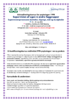 Flyer Akkrediteringskursus for psykologer i PPR Supervision af egen og andre faggrupper