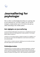 Journalføring for psykologer _ Styrelsen for Patientsikkerhed
